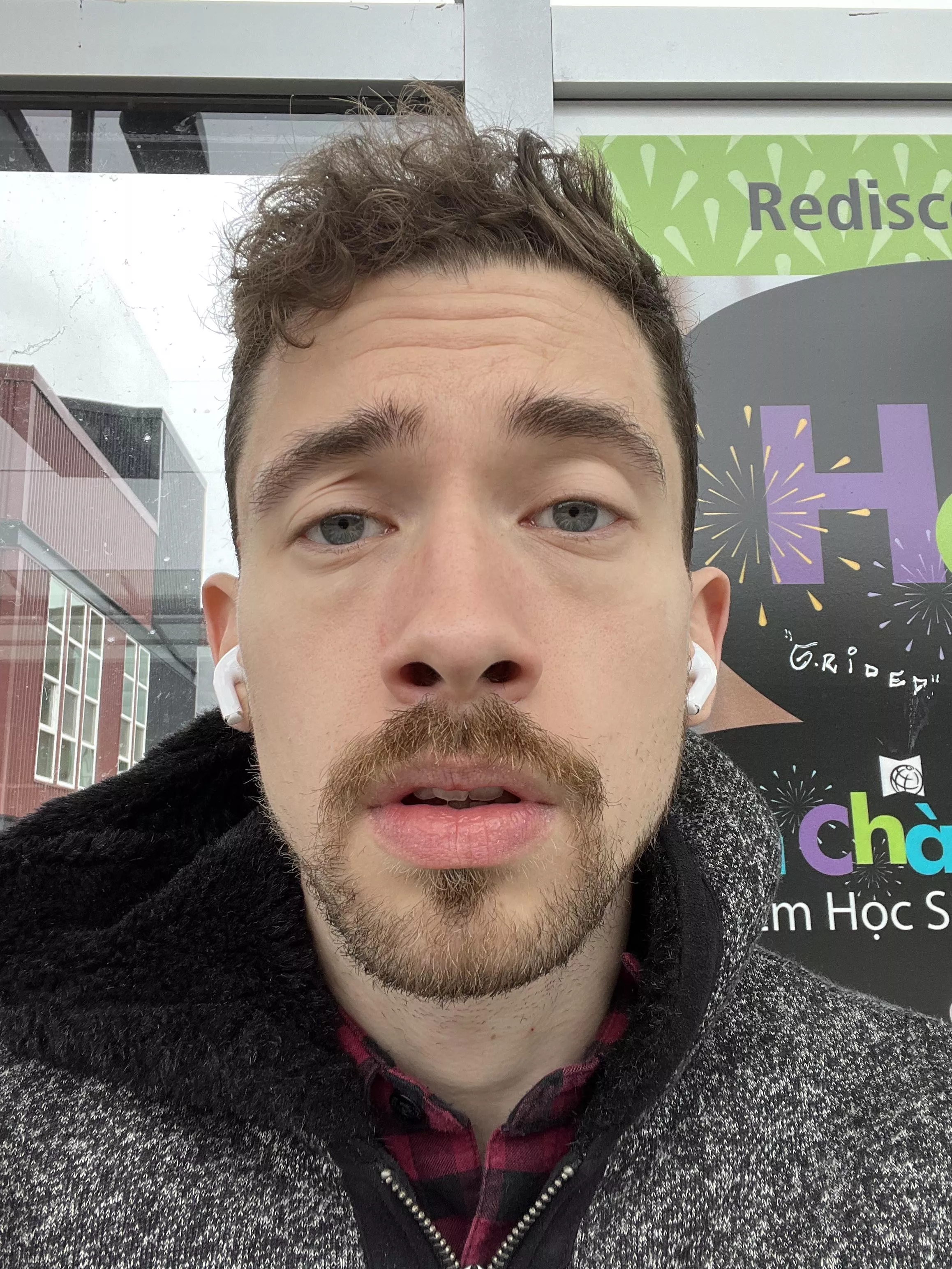 Waiting for the train