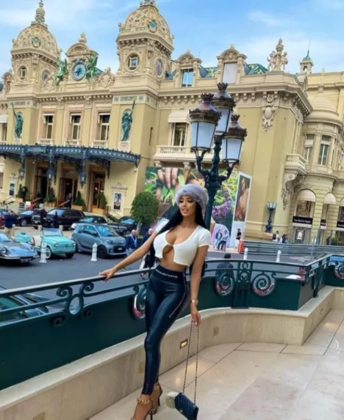 walking around Monaco casino