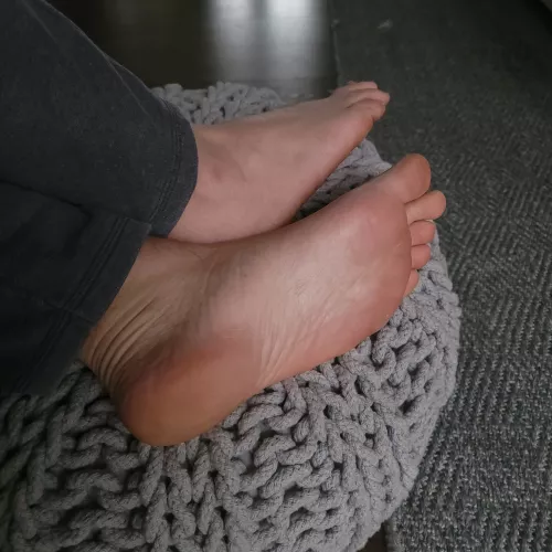 Wanna rub my feet for me?