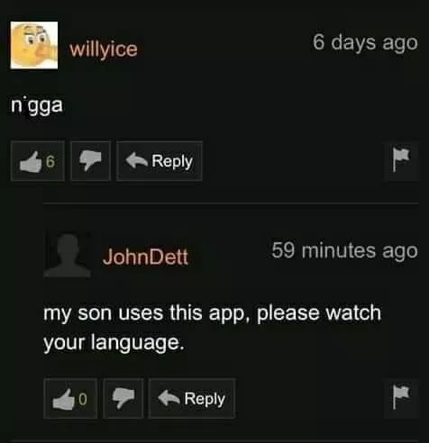 watch your language pls