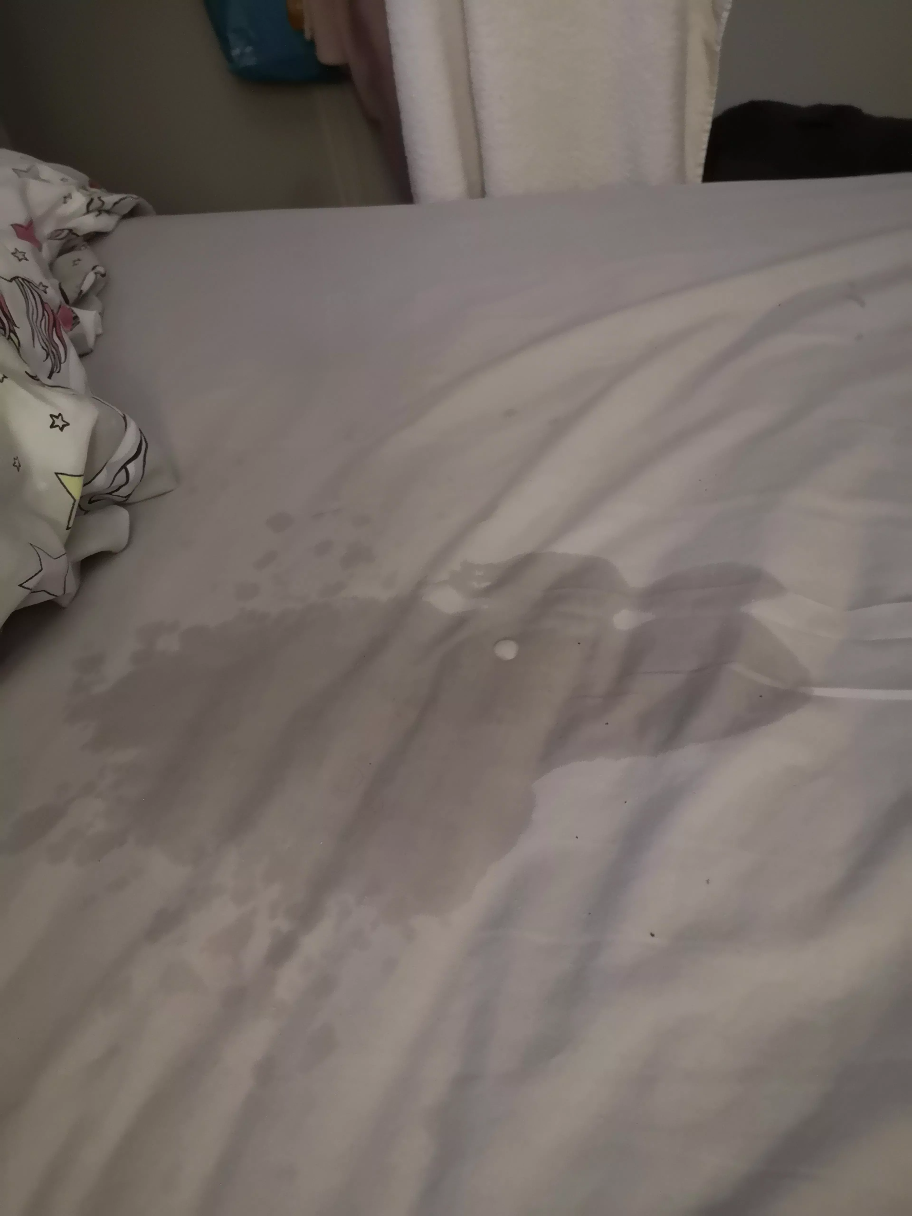 Well that's me changing the sheets, fuck I couldn't stop myself.