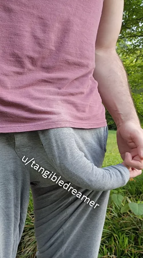 Went for a walk today in my thinnest of sweats. The heads that turned! lol