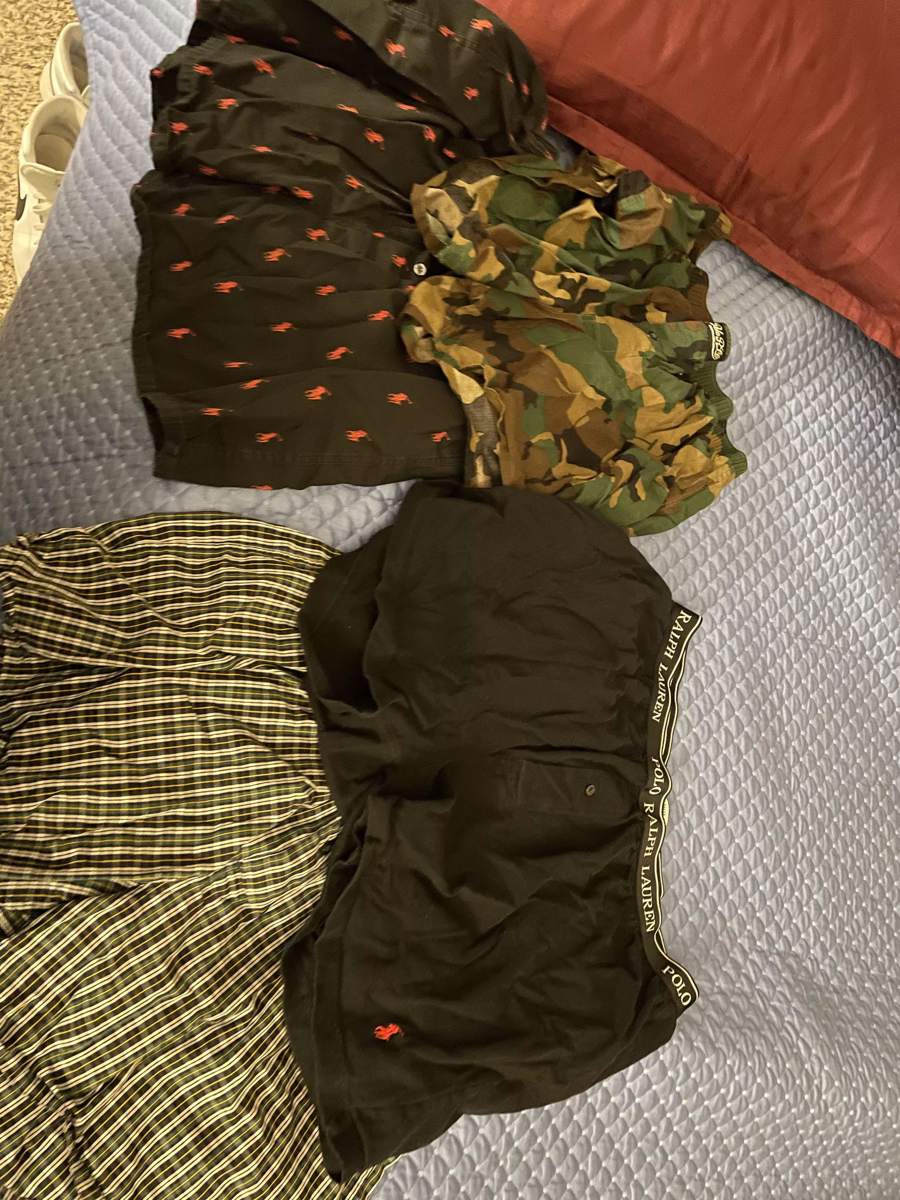 Went with the black red pony ones today