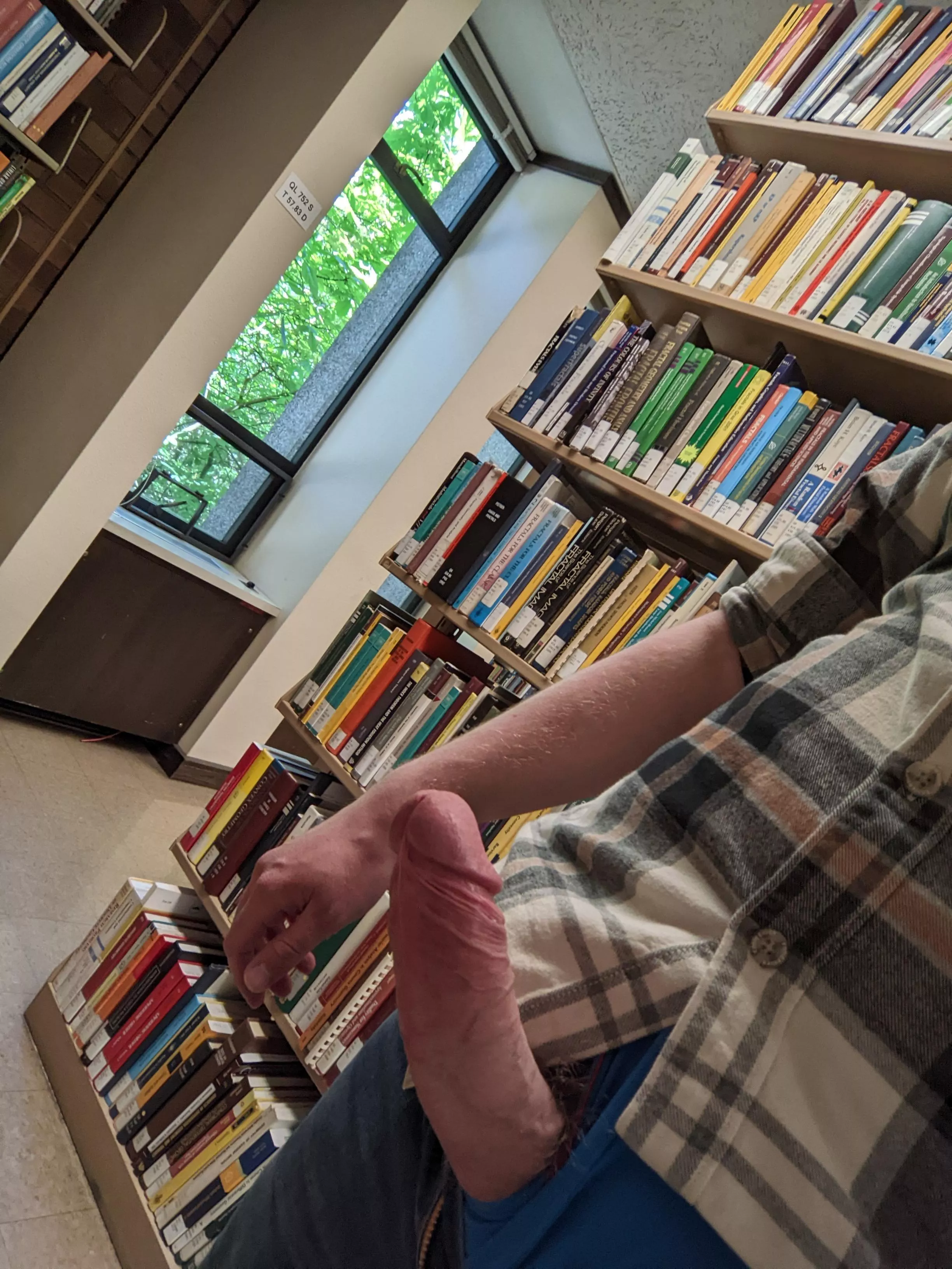 We're you looking for the cock sucking section of the library?