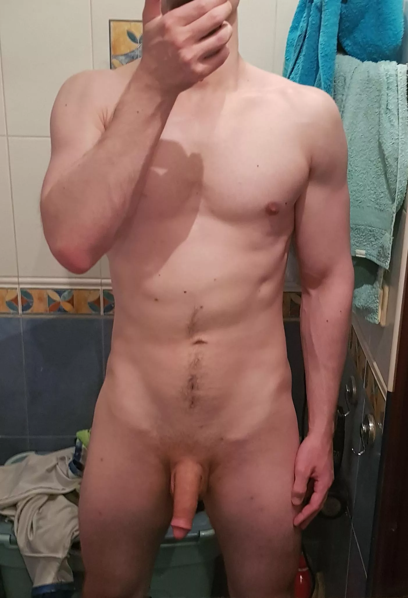 what do you think about my body and my soft cock? (male; 25 y.o; 182 cms; 78 kgs)