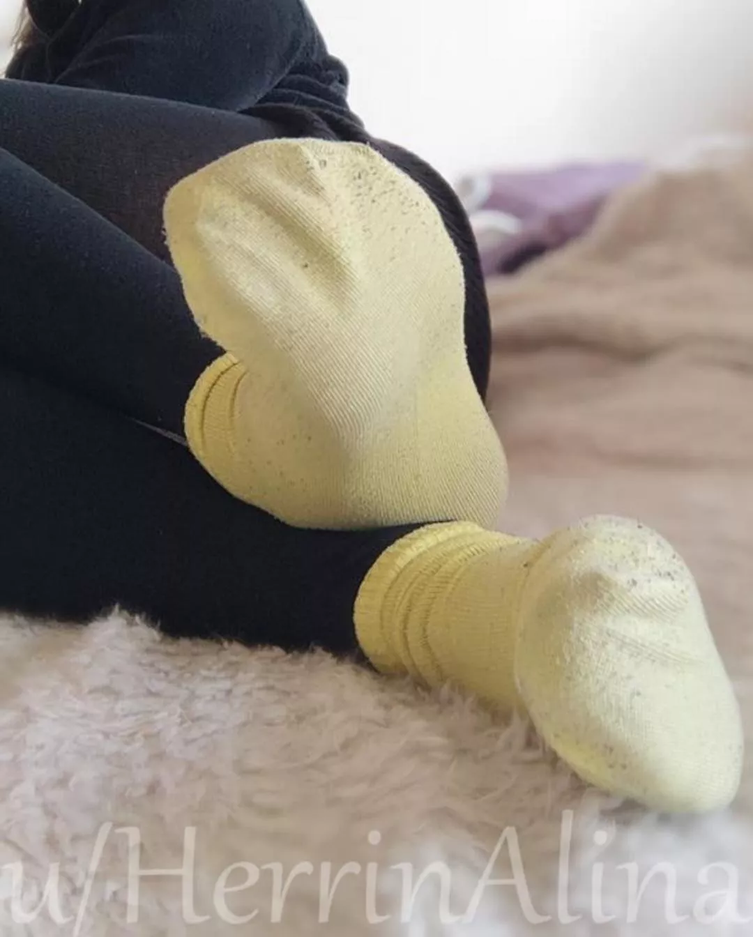 what do you think of my yellow socks?