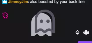 What does it mean when I get this in my chat box?