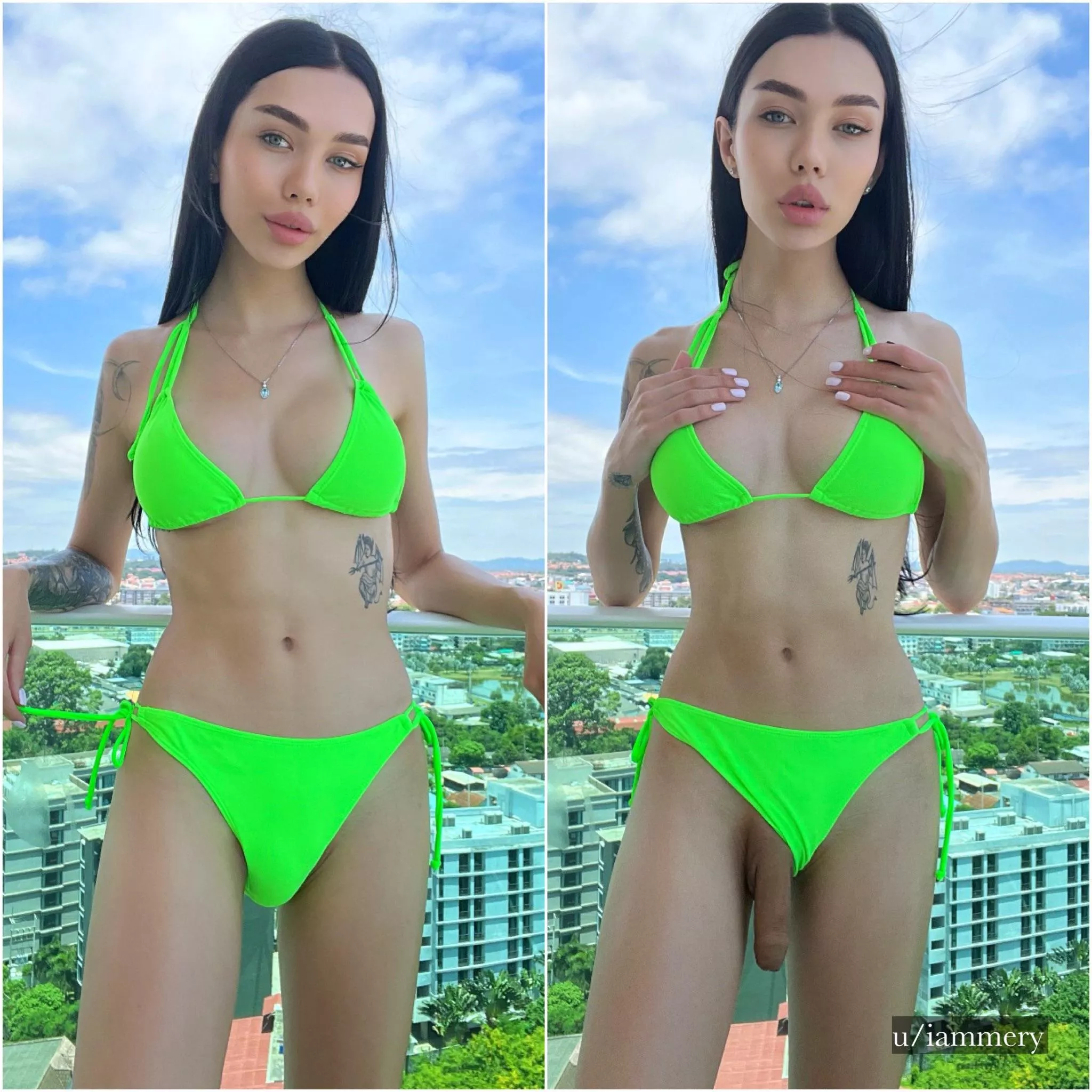 What would you do if a dick fell out of my bikini?