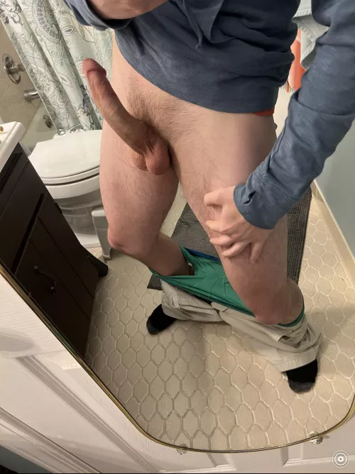 What you see when you walk in on my getting ready to shower