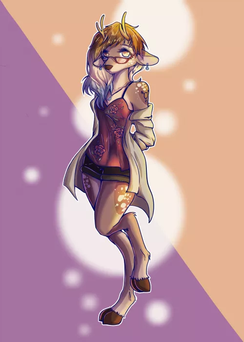 Whelp, I suppose this “officially” makes me a Furry lol. Introducing my new Fursona, Natalia! (Credit will be in comments)