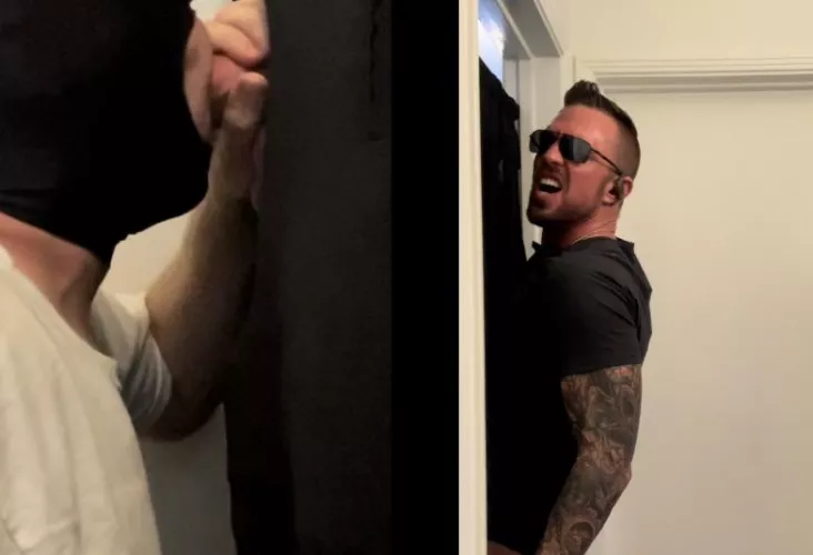 When a straight guy wants head and any hole is a goal 🤤