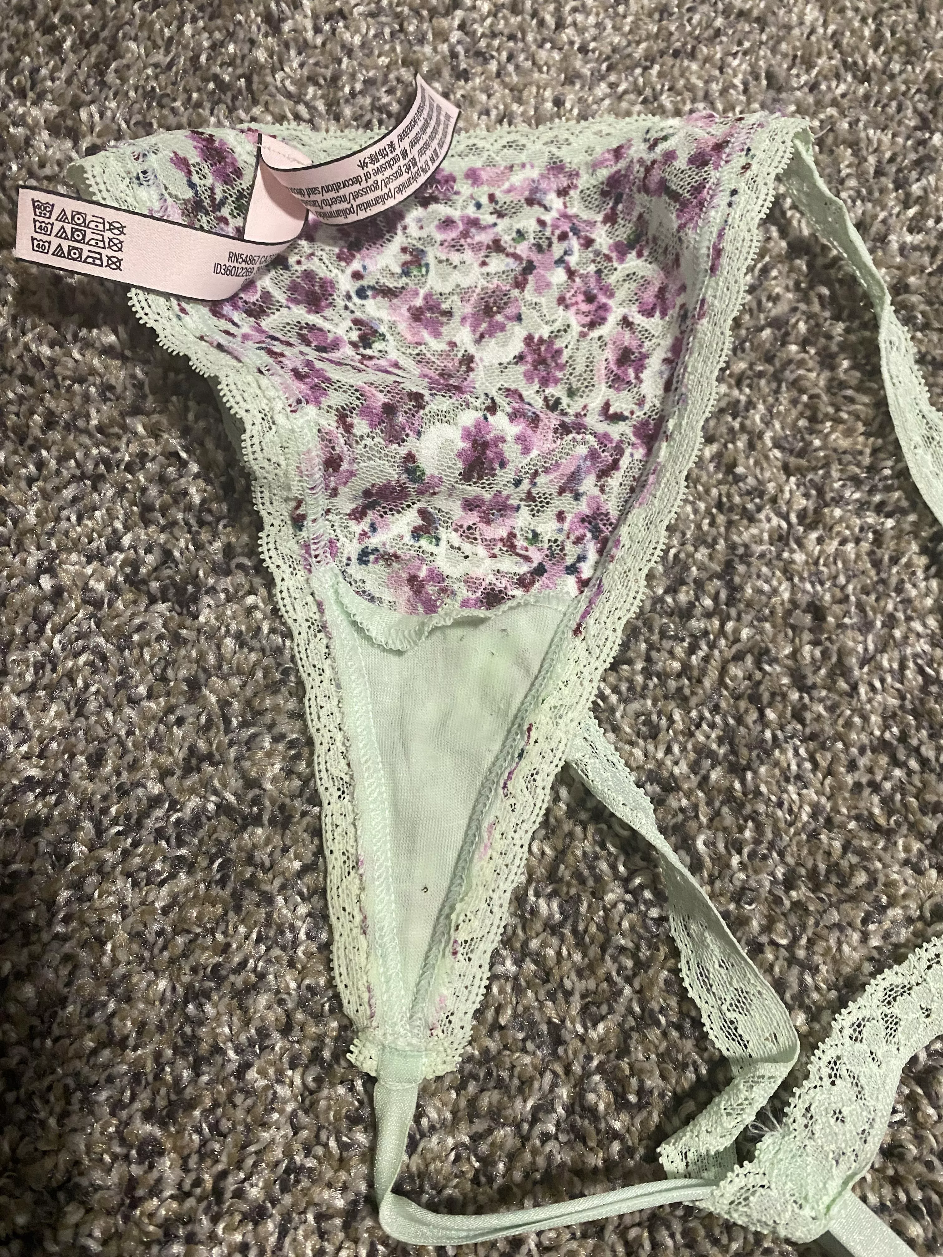 When they get shoved up inside and smell delicious