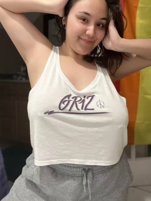 When they’re pierced, bras are prohibited 🚫 lol!