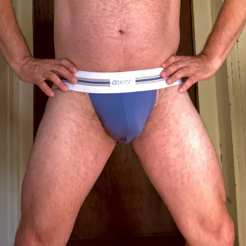 When your jockstrap matches the color of your eyes