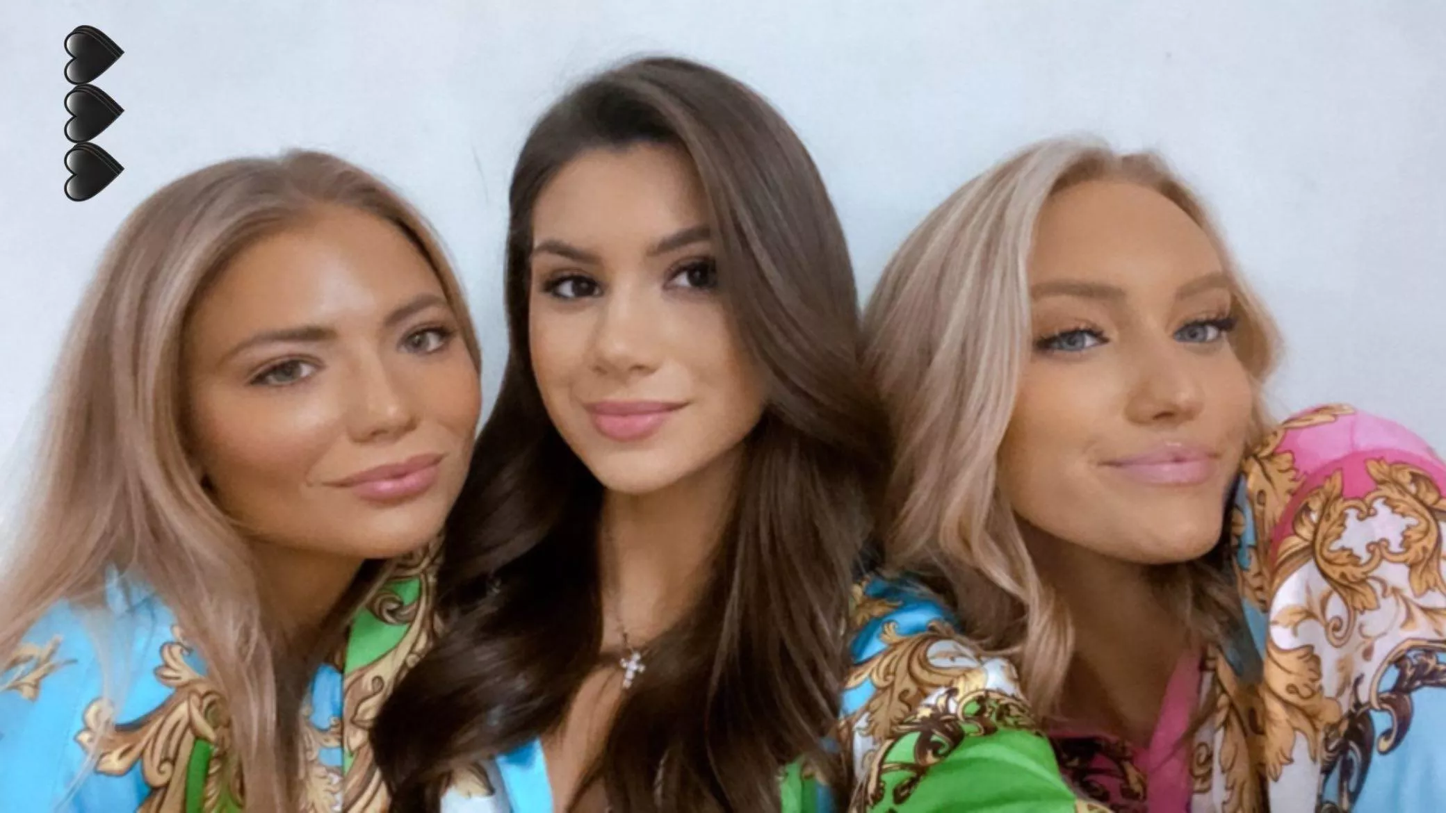 Which babe gets a facial?