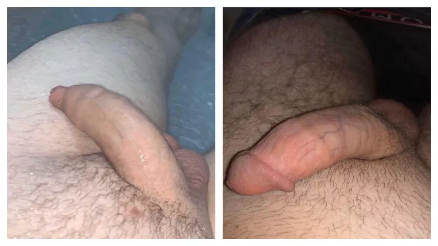 Which do you like better? My cock when it was cut or uncut?