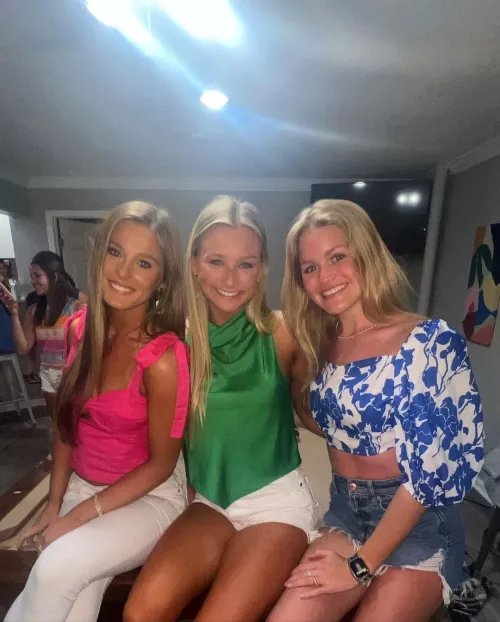 Which one is wearing a buttplug?