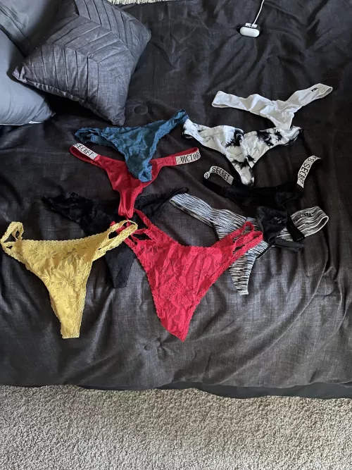 Which one of my wife’s panties should get it?