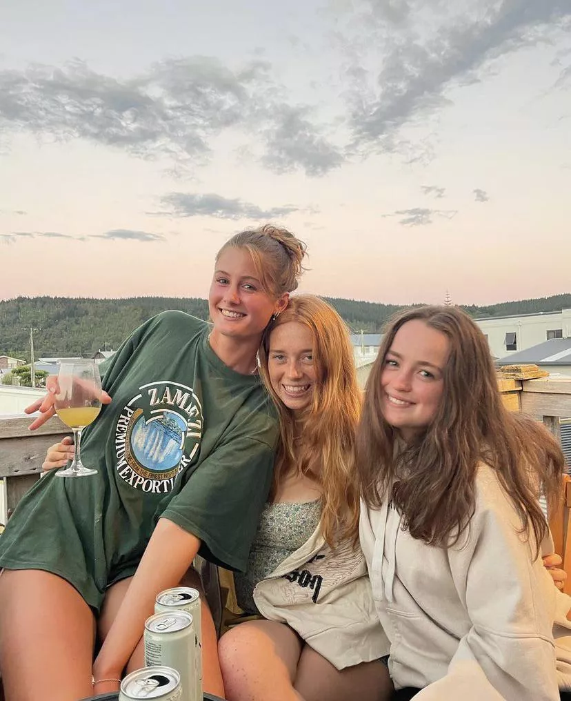 Which slut you cumming inside? (Left to right, Neve, Emma, Milly)