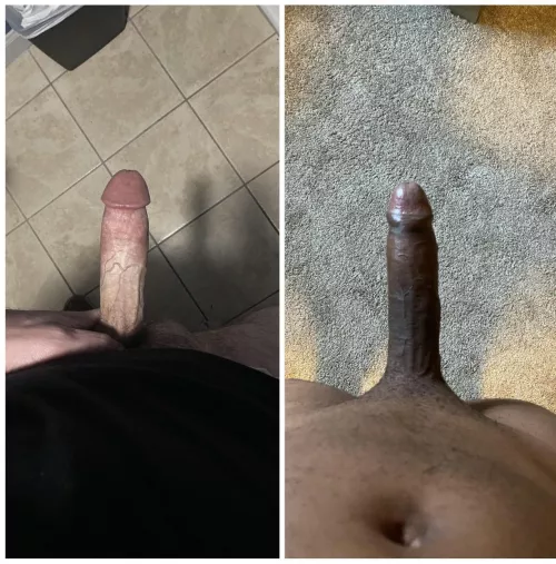 Which would you prefer I’m on the left please comment