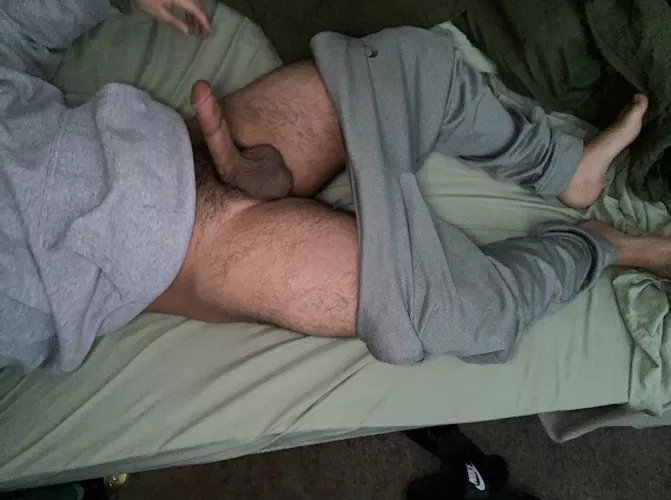 Whipped out (M)y cock after a crazy gym sesh