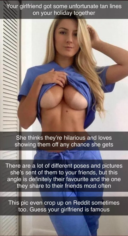 Who hasn’t seen these tan lines by now?