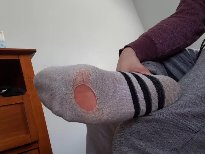 Who likes well worn socks?
