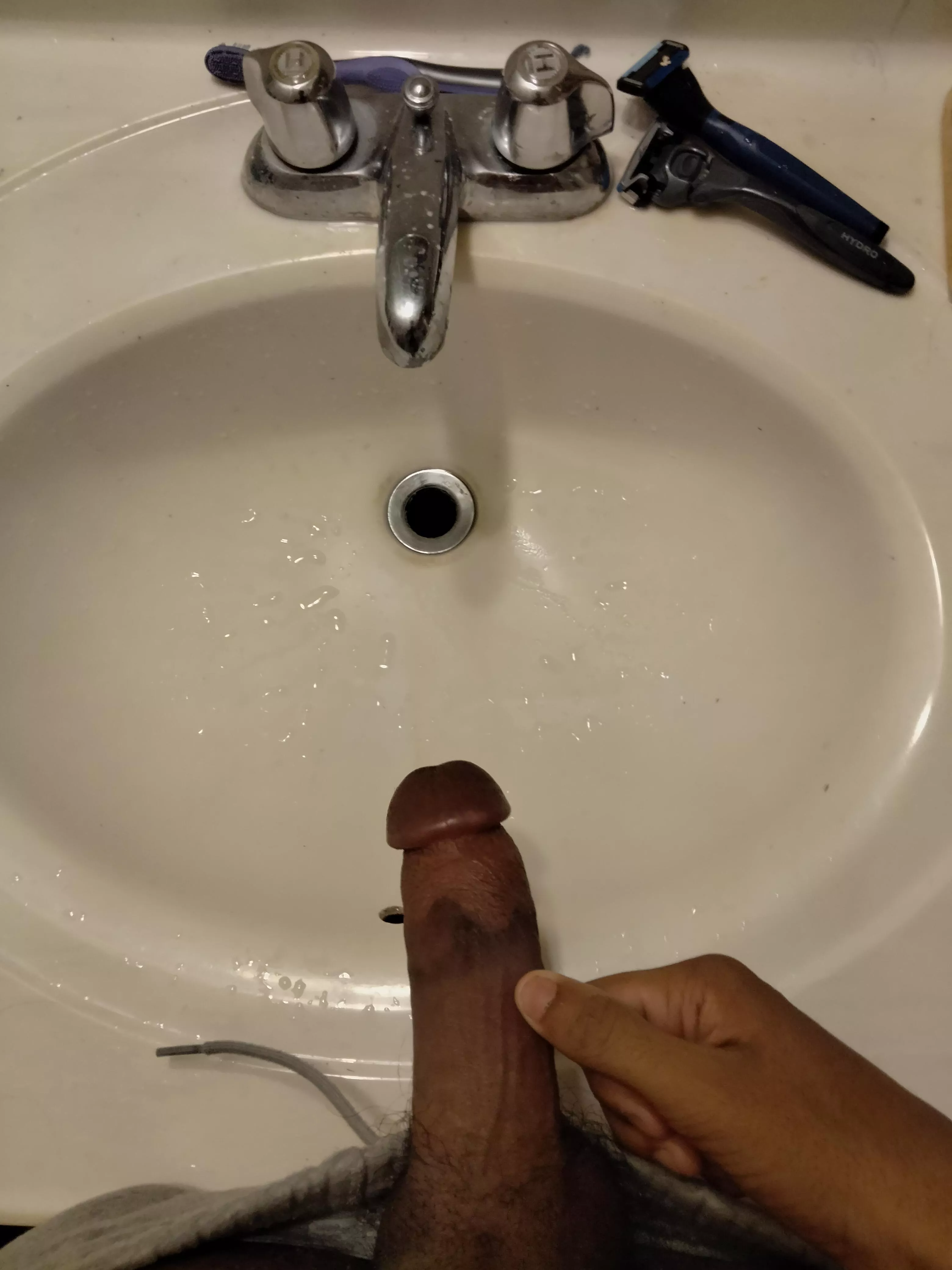 who wanna get bent over this sink