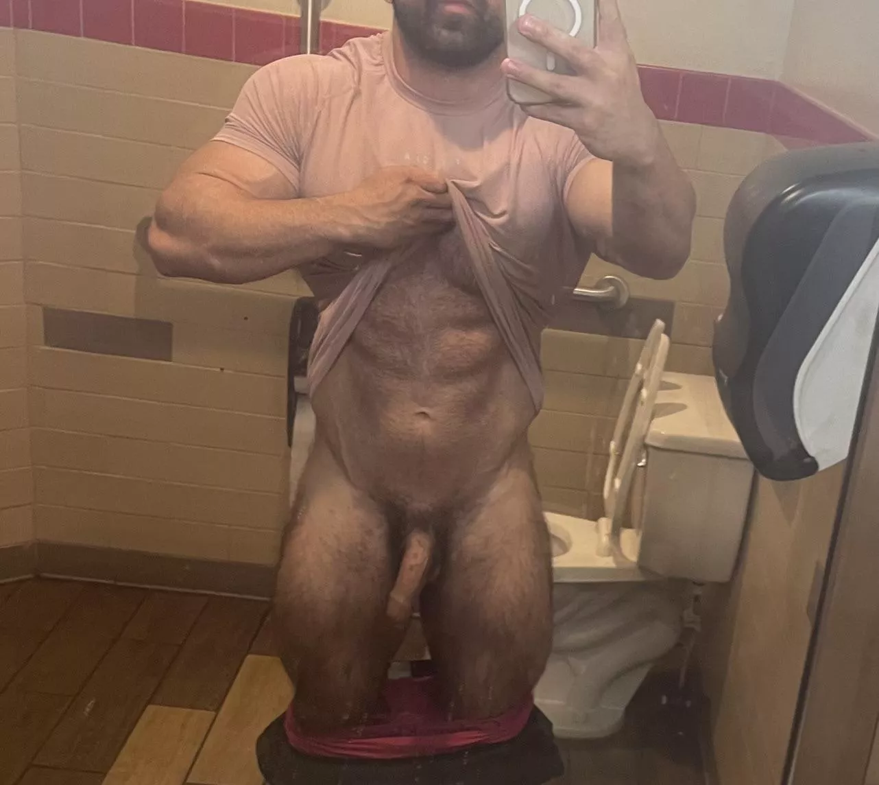 Who wants to get punished in this dirty restroom?