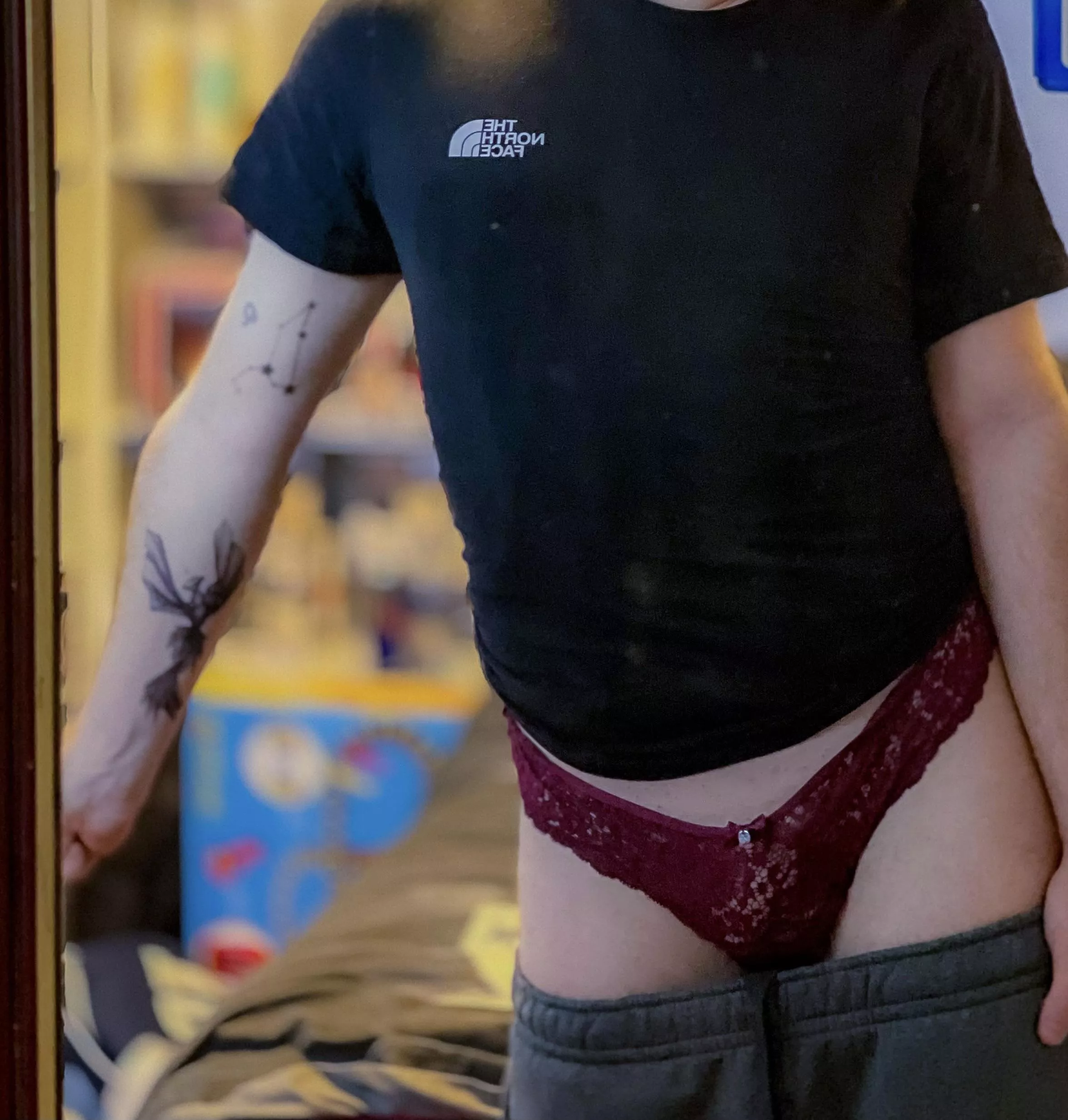 Whoops, my joggers slipped