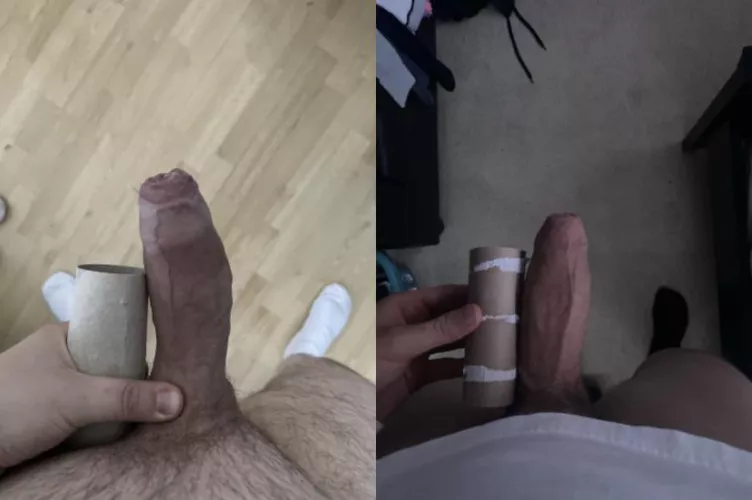 Who’s bigger the guy on the right or me on the left?