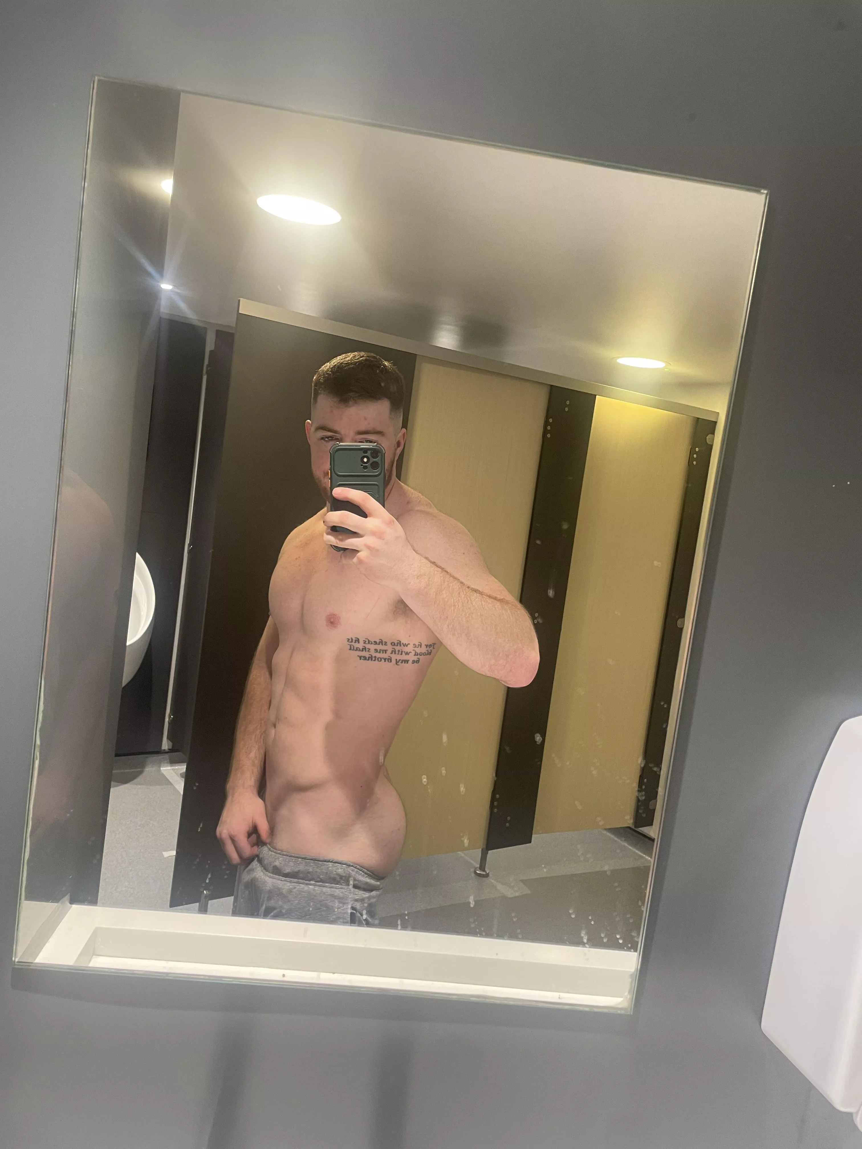 Who’s joining me in the locker room next time? (20)