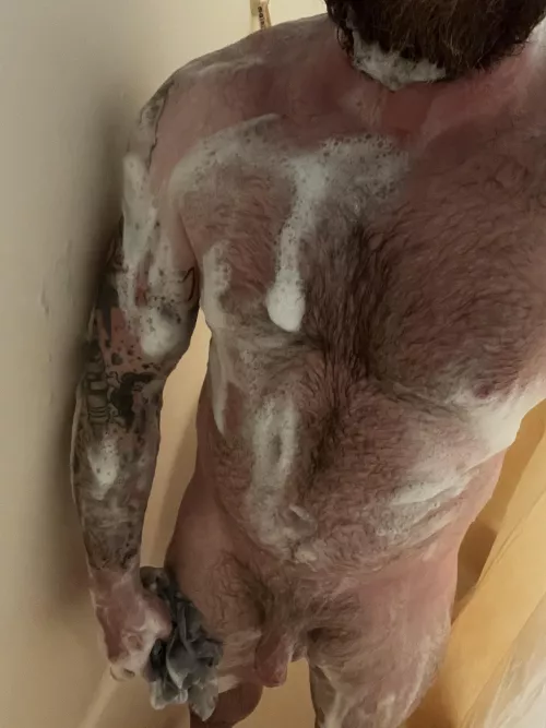 Who’s washing my back?