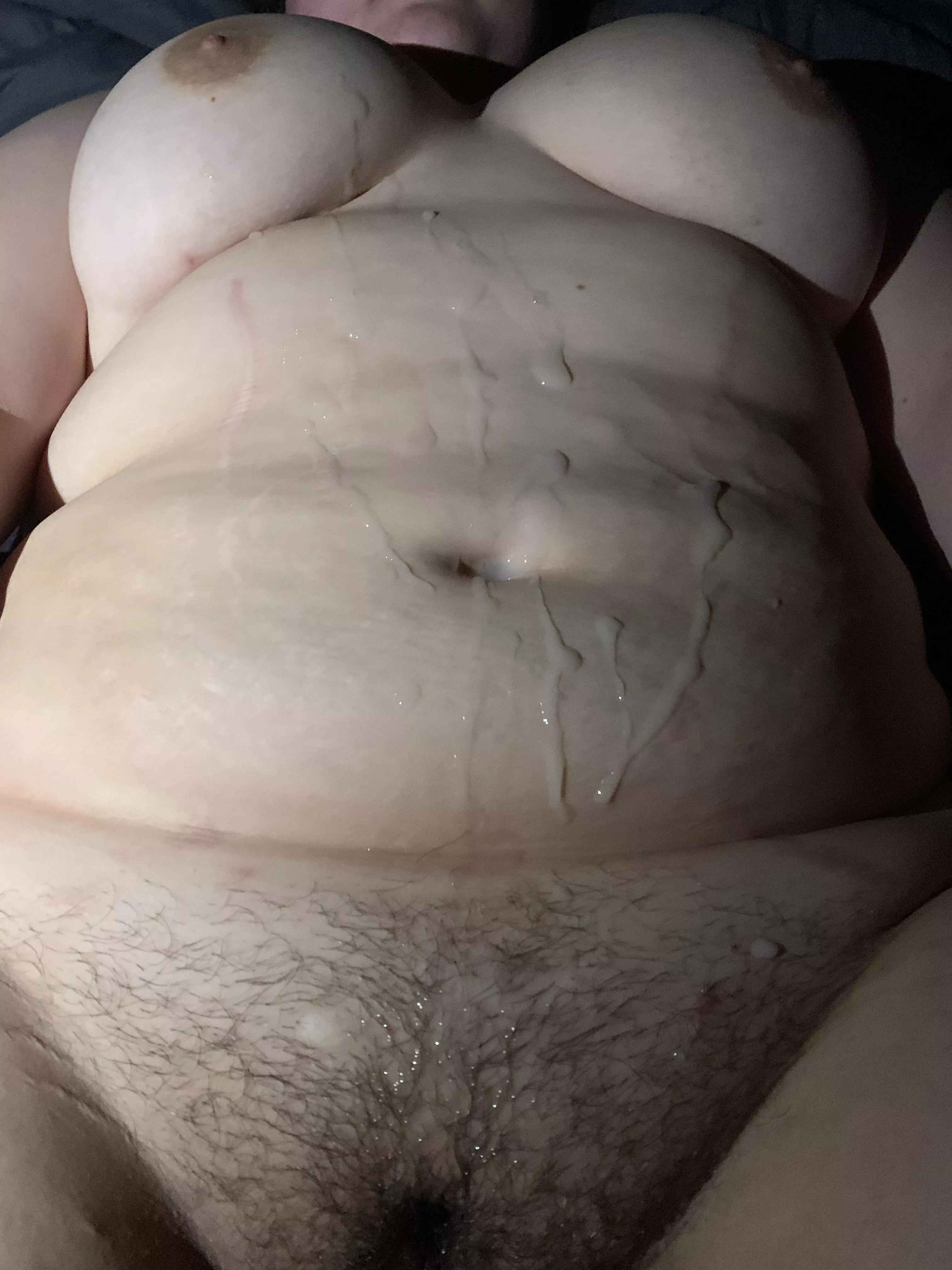 Wife looks a lot better after I lay my load on her