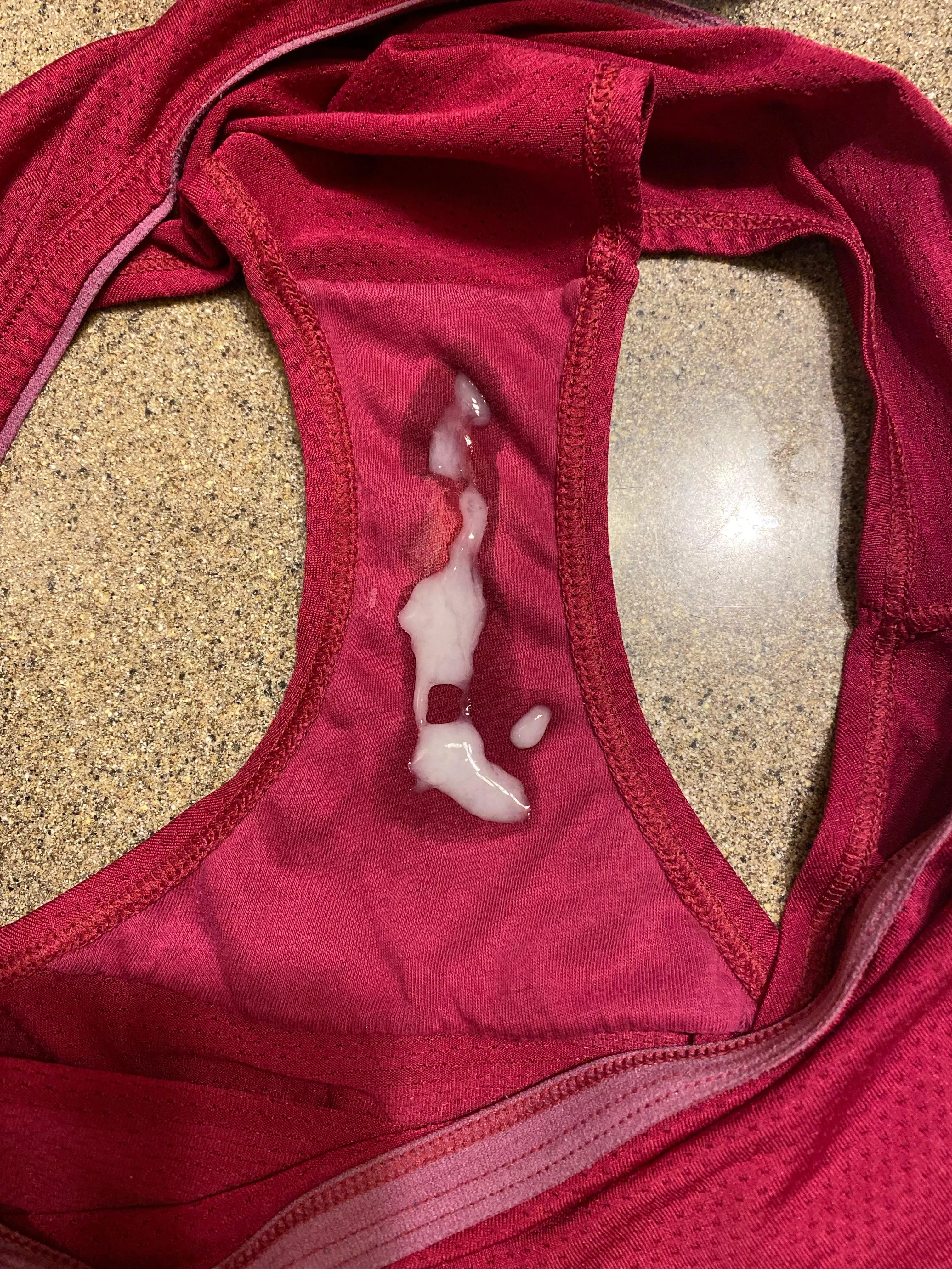 Wife’s maroon panties