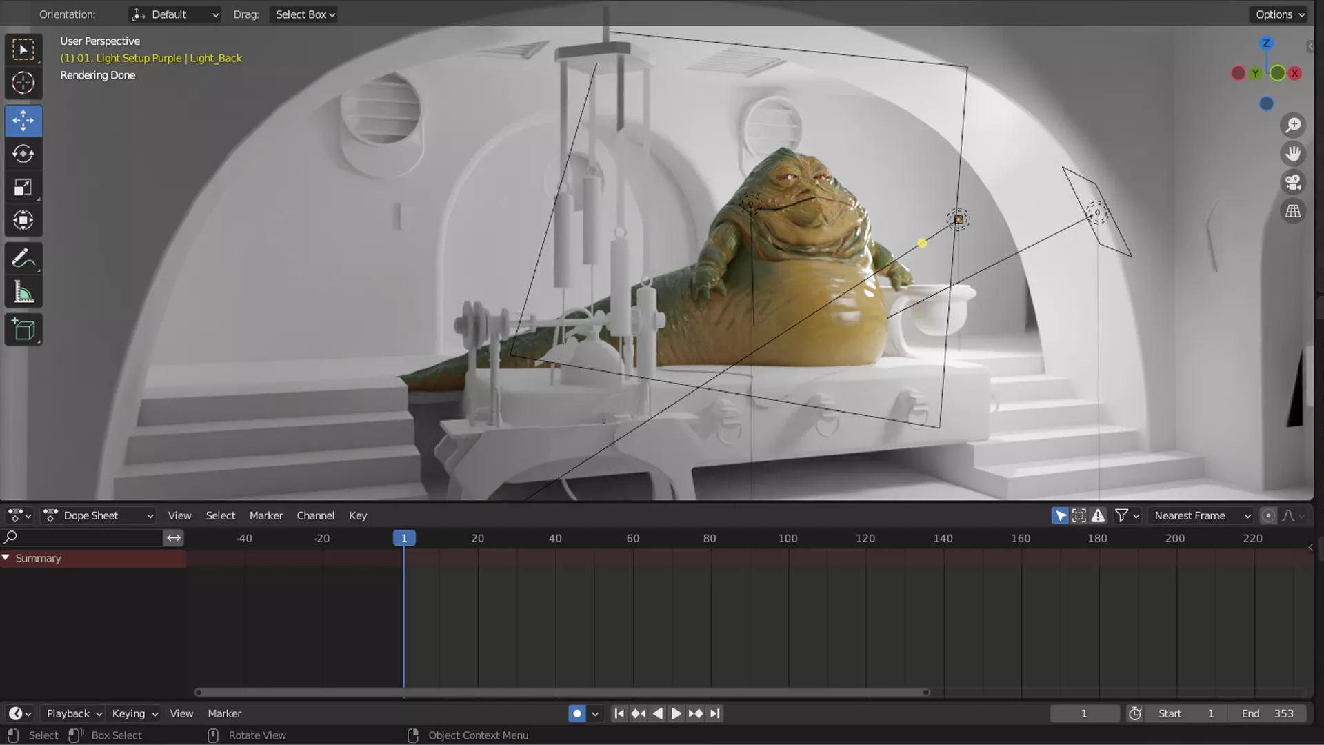 WIP stills from the upcoming steamy scene between Jabba and Slave Leia (Pornunga34)