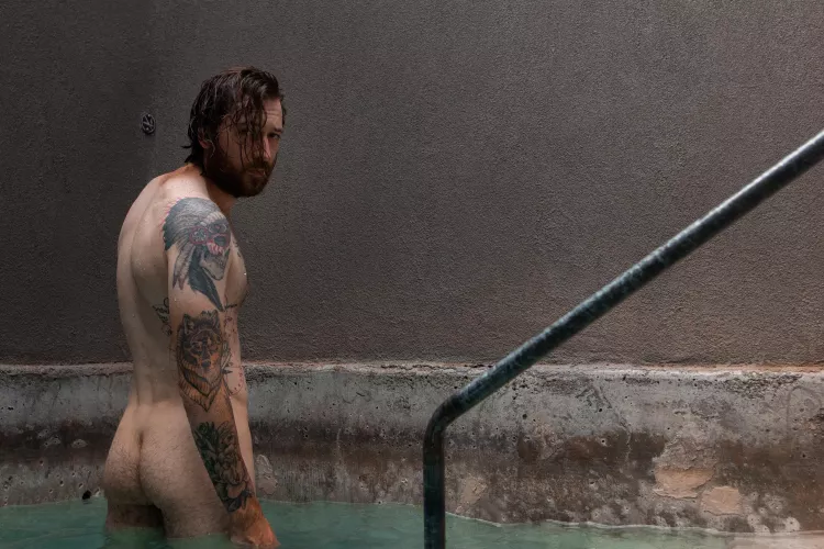 Wish my butt was back in this hot spring.