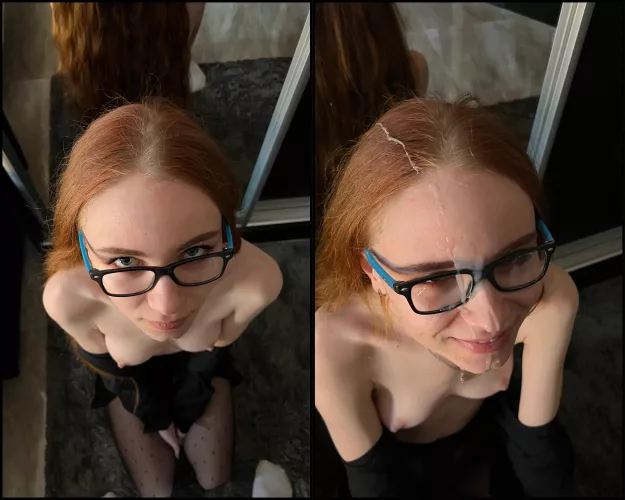 “Woman face covered in cum can make yours and your partner day better” Proof: