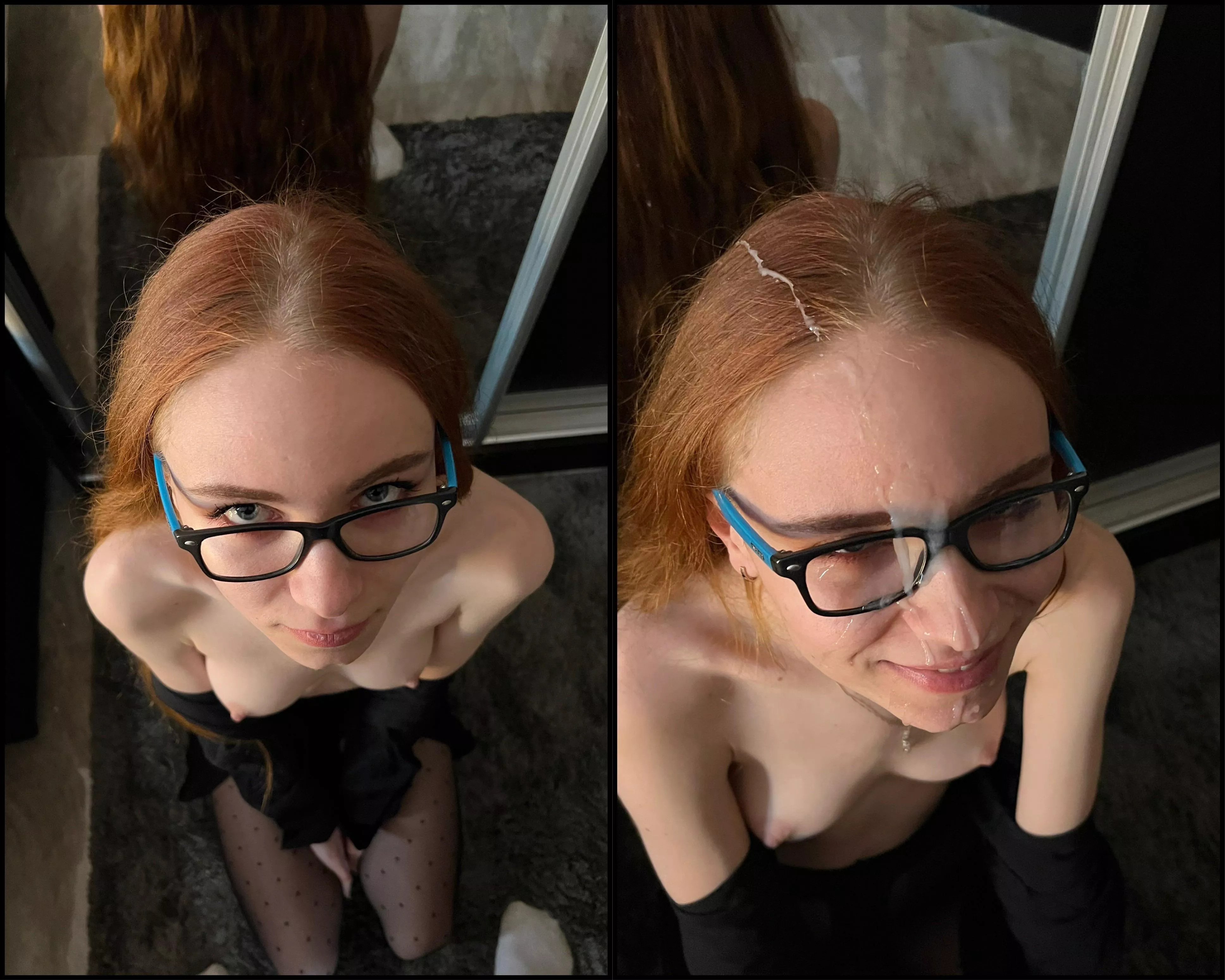 “Woman face covered in cum can make yours and your partner day better” Proof: