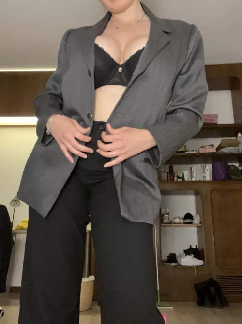 Wore this to uni today 🥵💦