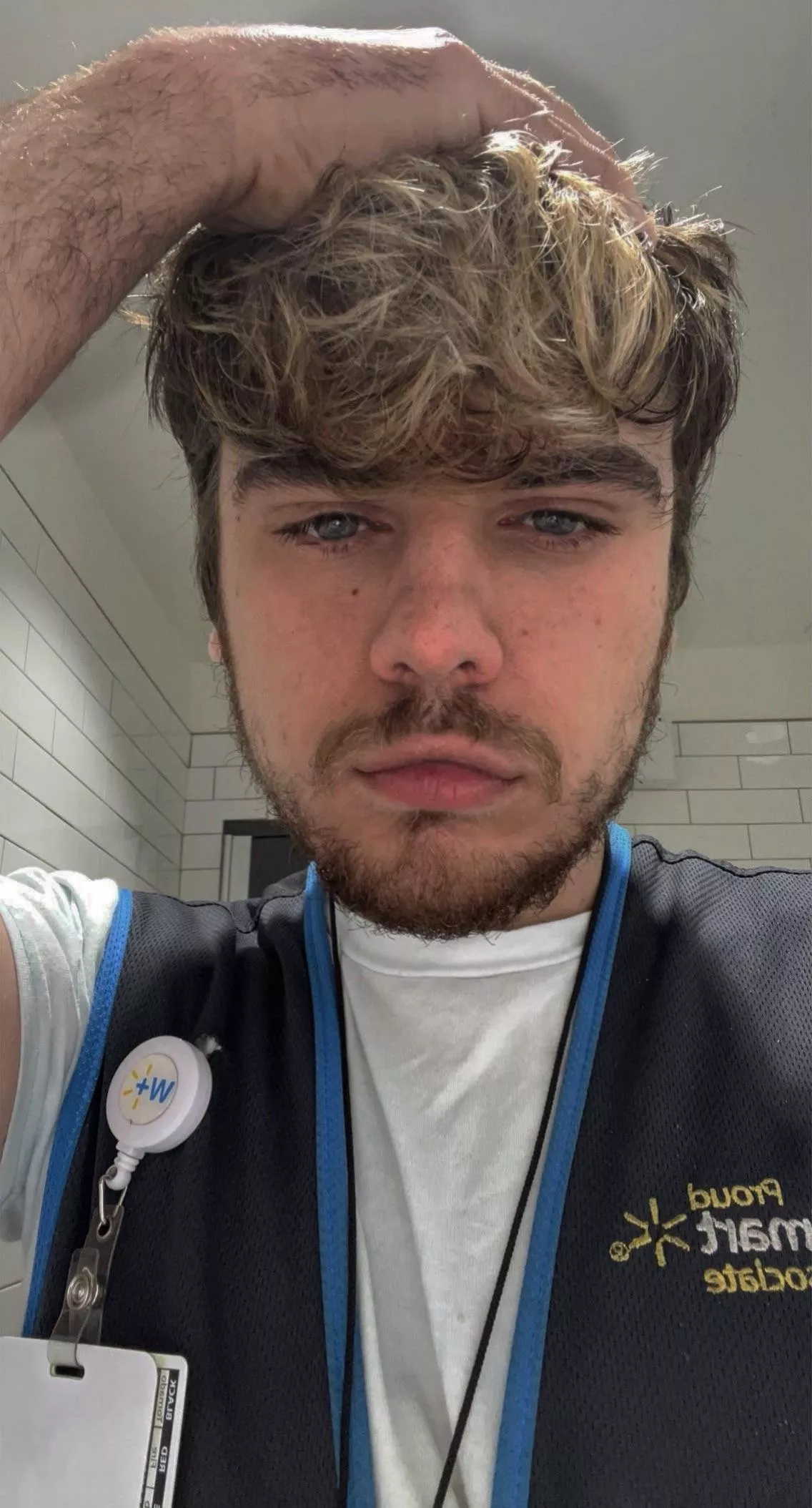 Working at Walmart has its ups and downs I guess 😂