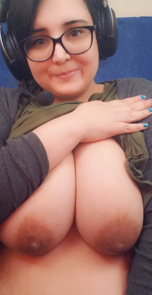 Working from home means no bra, ever