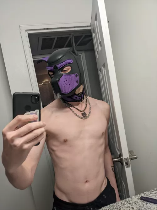 Working from home today in my favorite outfit 🐶🔒