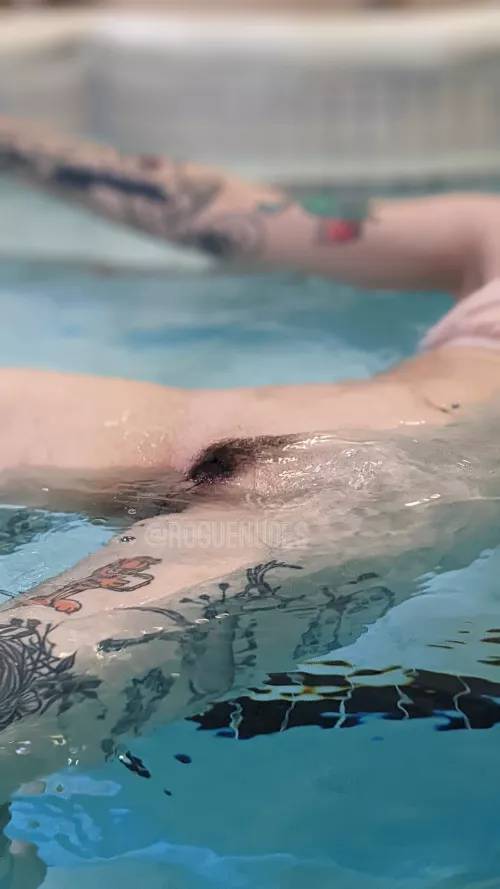 would you be shocked to see me at a pool like this?