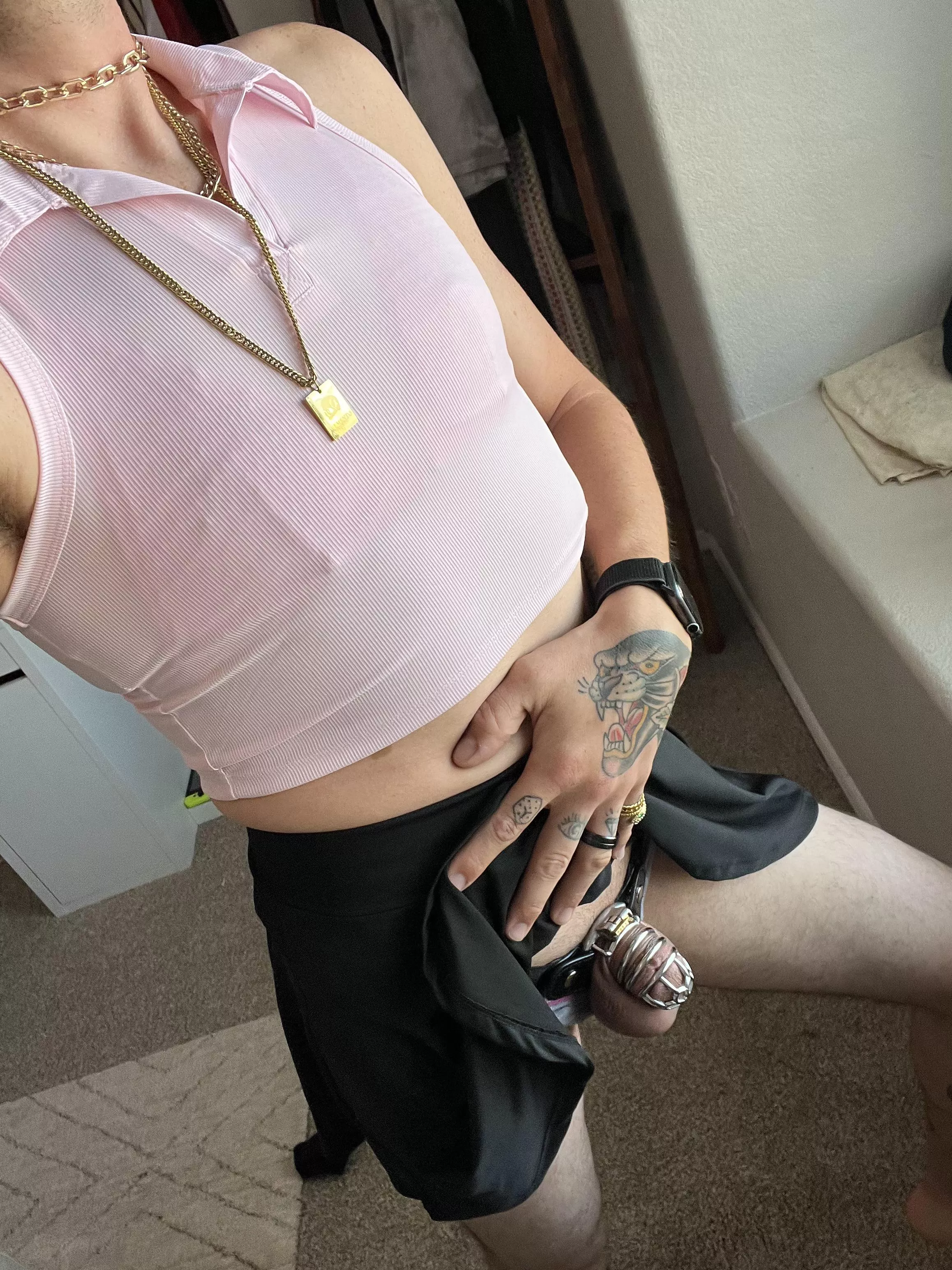 Would you fuck me in my little tennis outfit daddy? 👀🤤