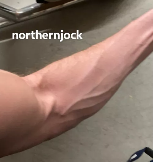 Would you let me choke you with this juicy and veiny arm?