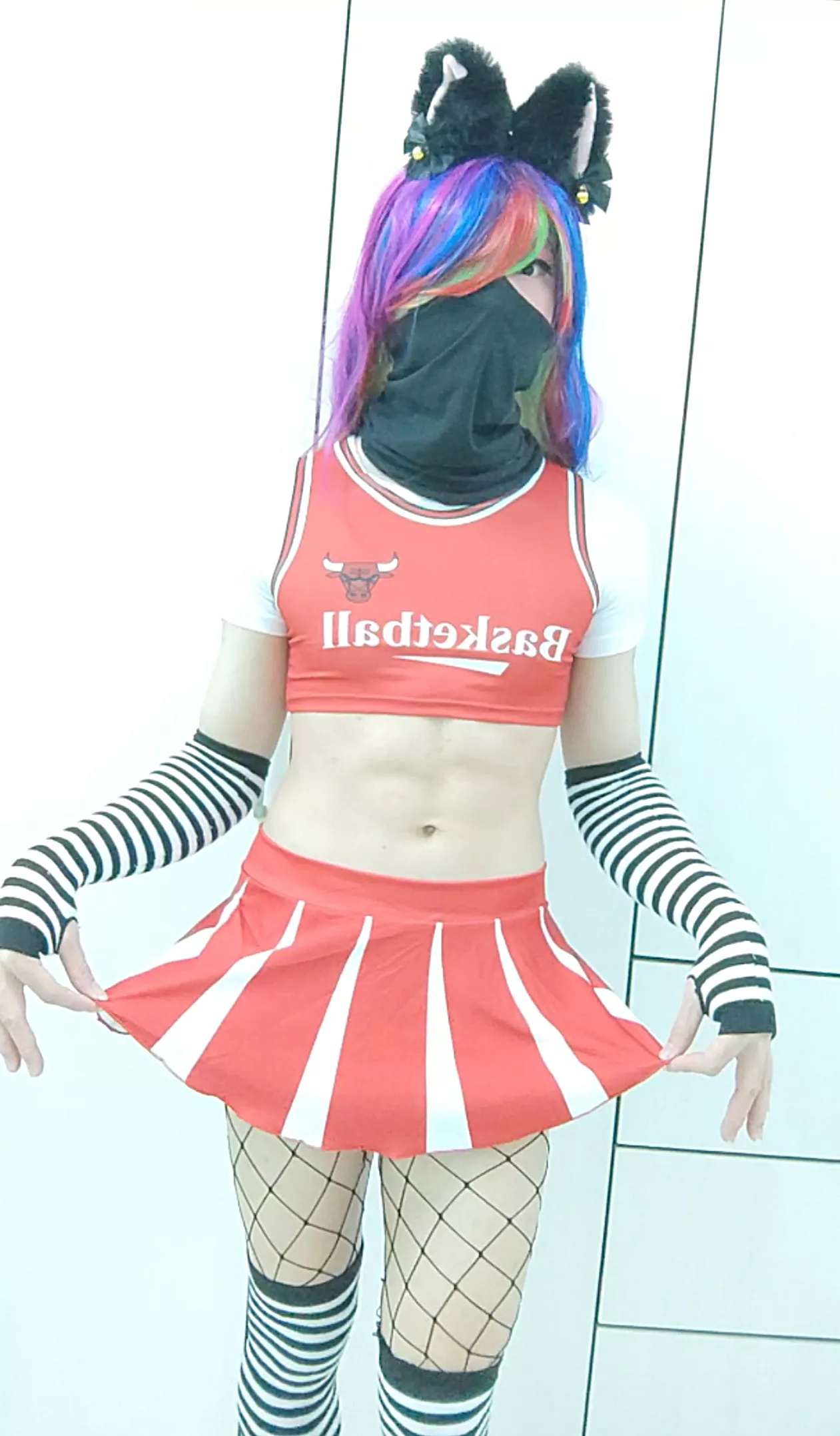 Would you let this Catboy Cheerleader cheer you up?💞👉🏻👈🏻