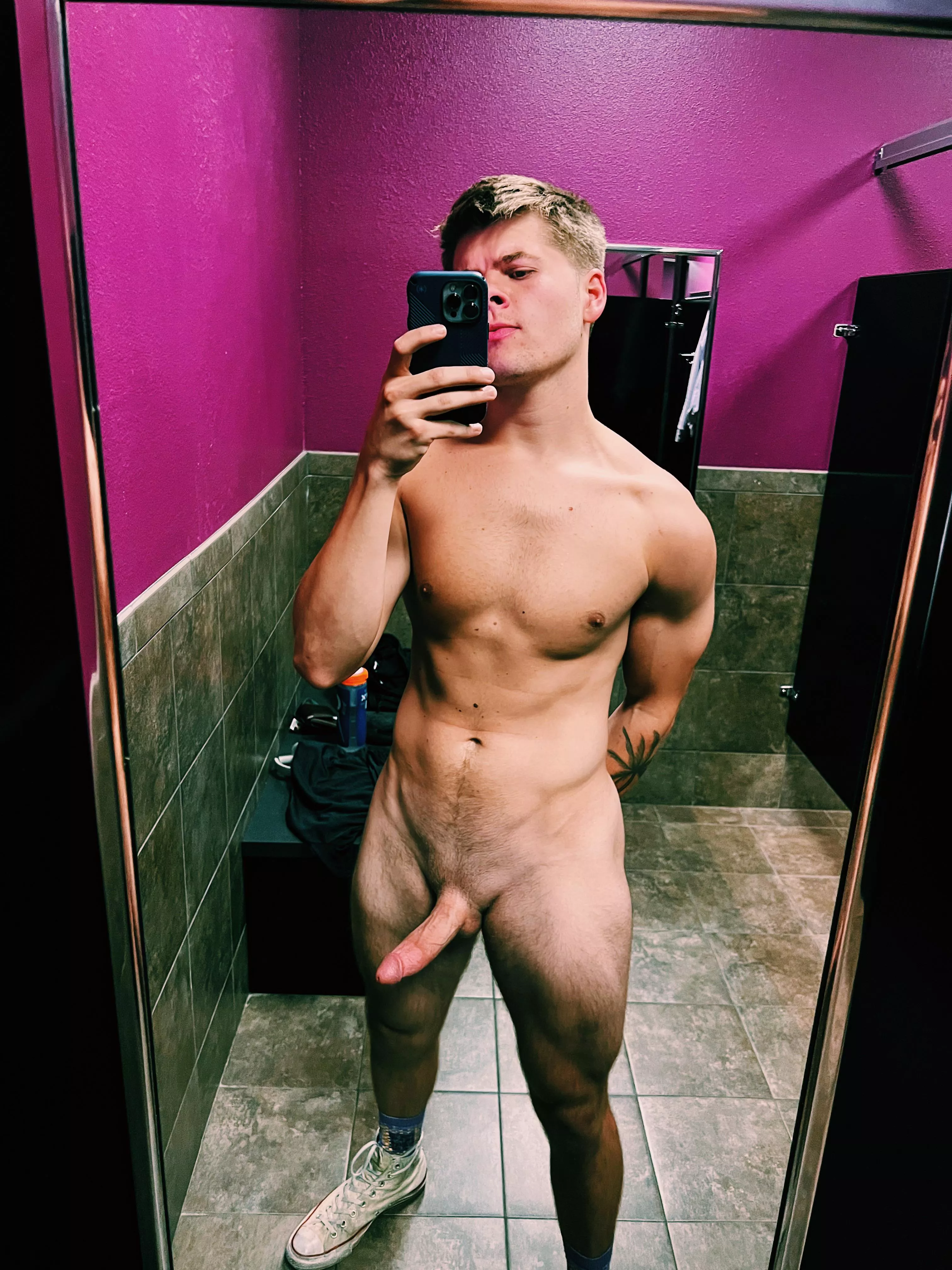 Would you sneak into the locker room to have some fun with me?