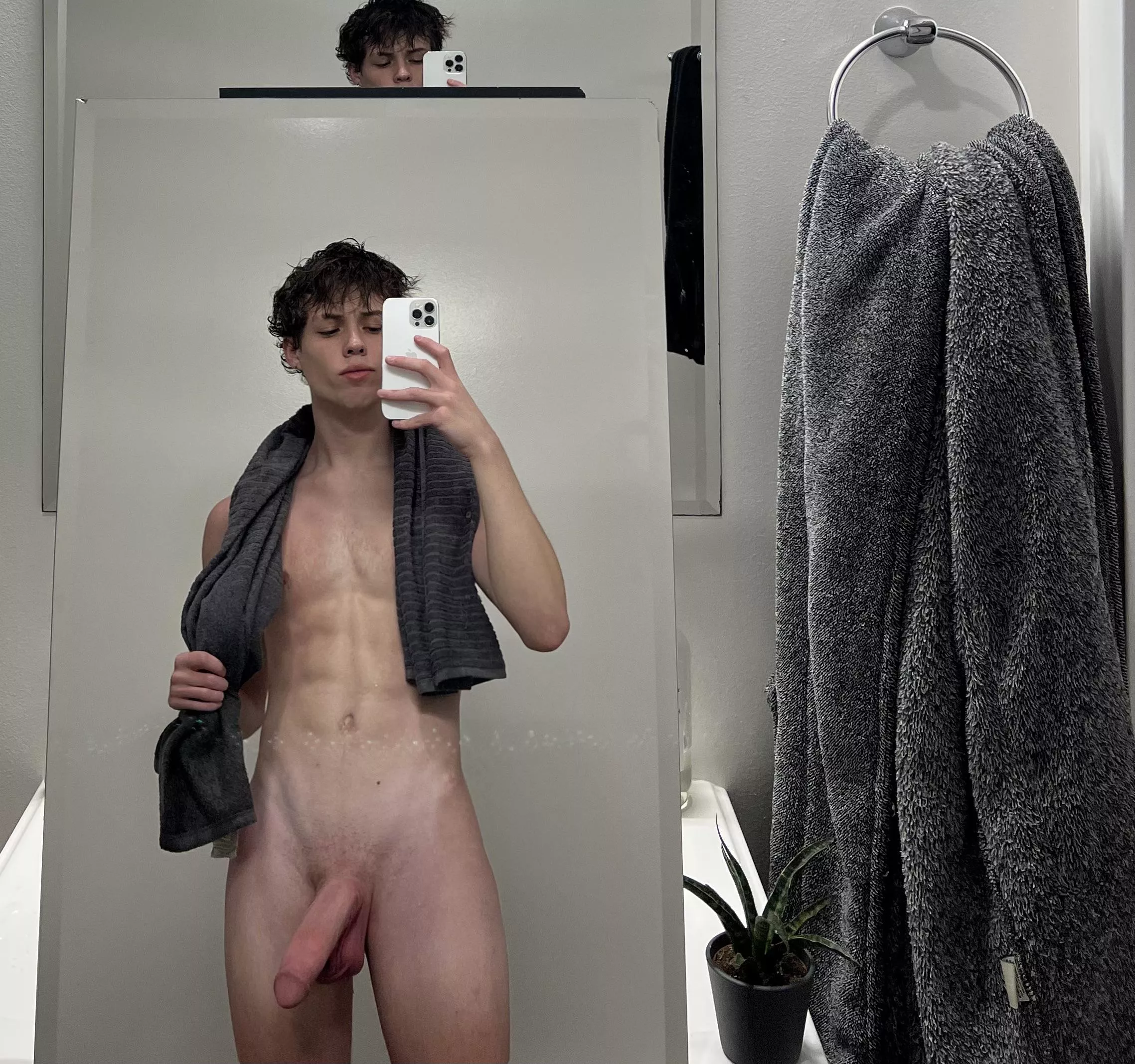 would you suck it right out the shower?