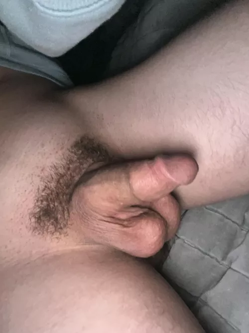 Would you suck this soft cock and balls?